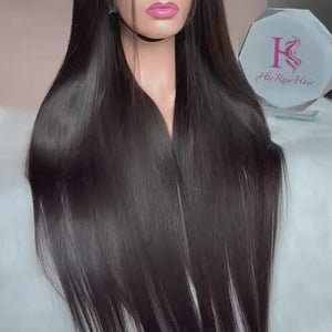 straight mink lace wig4