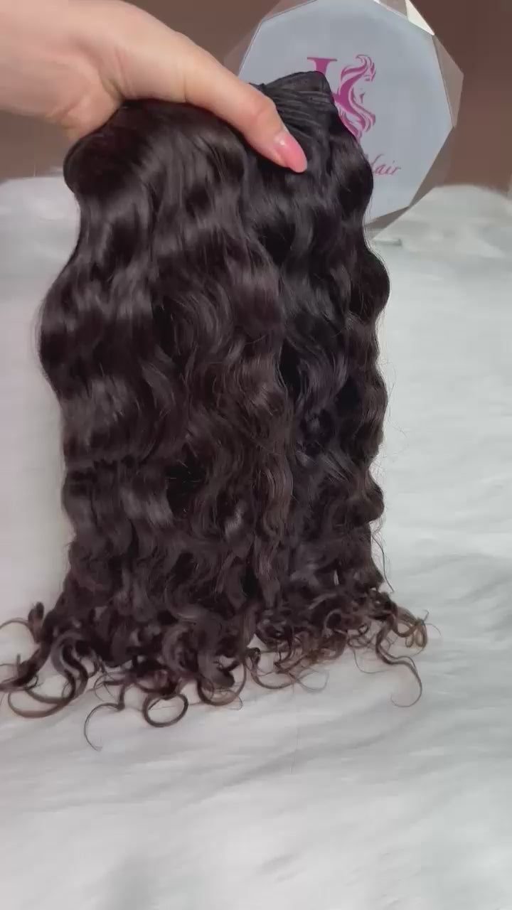 raw indian curly bundle