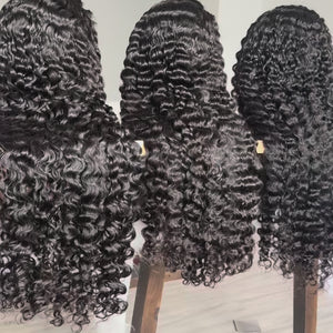 Raw Vietnamese Hair Burmese curly HD Frontal Wig