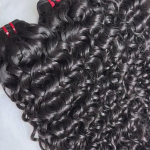 Luxury Virgin hair Cambodian Water wave bundle deals