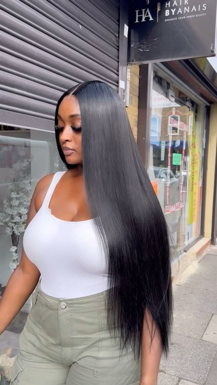 Raw Indian straight  Hair 1b# HD Lace  Wigs