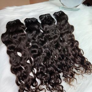 raw indian curly bundle