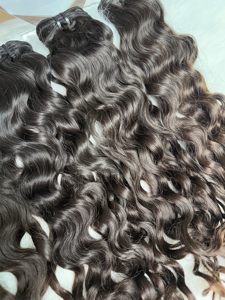 Curly hair extensions