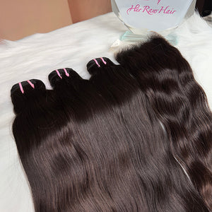 raw indian straight  bundles