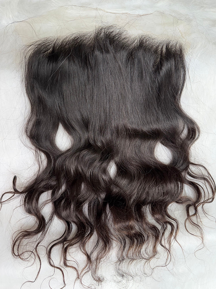 raw indian wavy  13x6 HD lace frontal