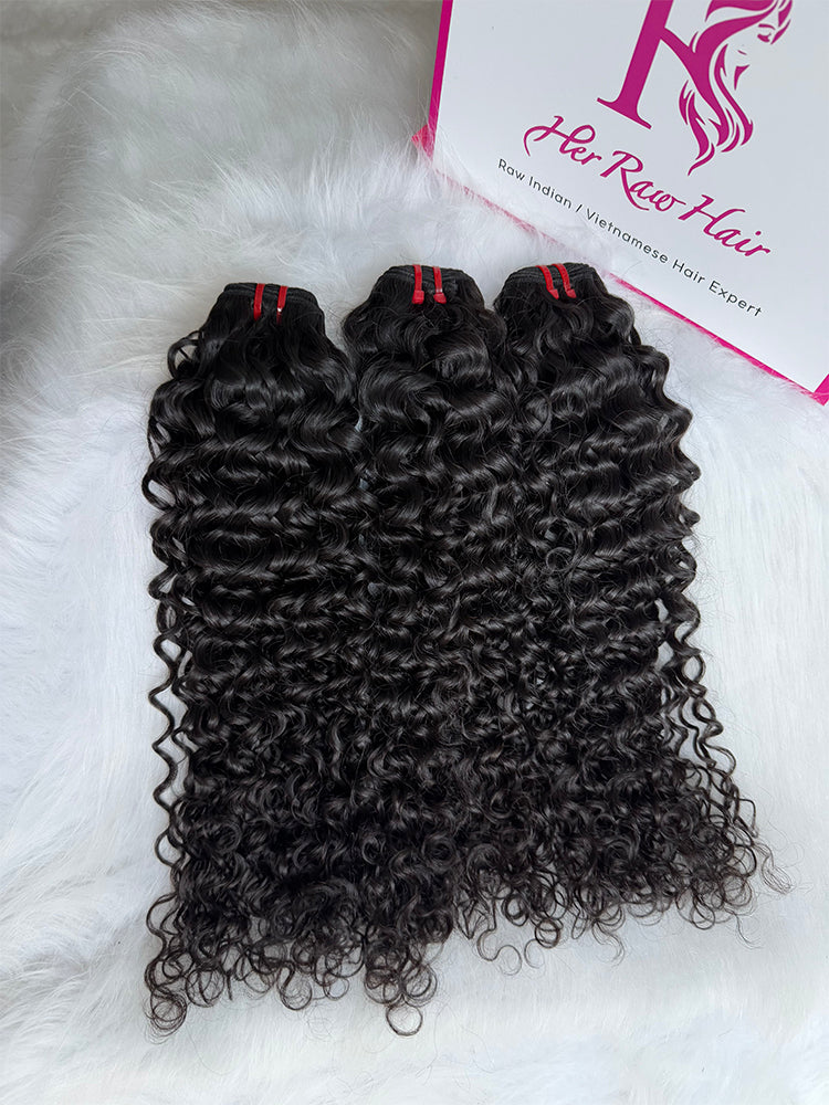 Luxury Virgin hair Cambodian Water wave bundle deals