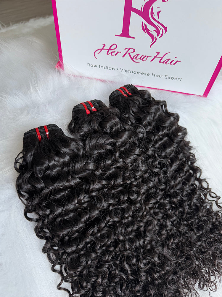 Luxury Virgin hair Cambodian Water wave bundle deals